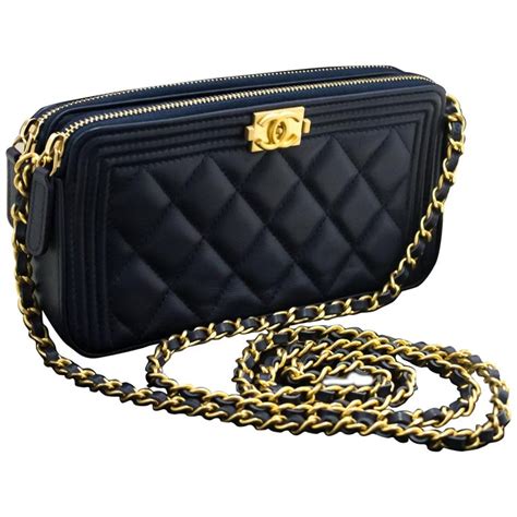 chanel boy chanel wallet on chain|boy chanel zipped wallet.